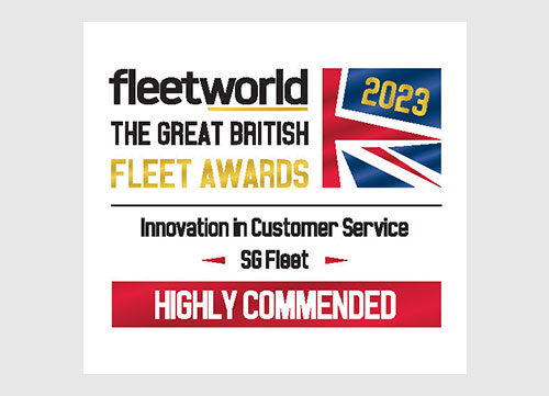 Fleet World Great British Fleet Awards Innovation in Customer Service 2023 SG Fleet